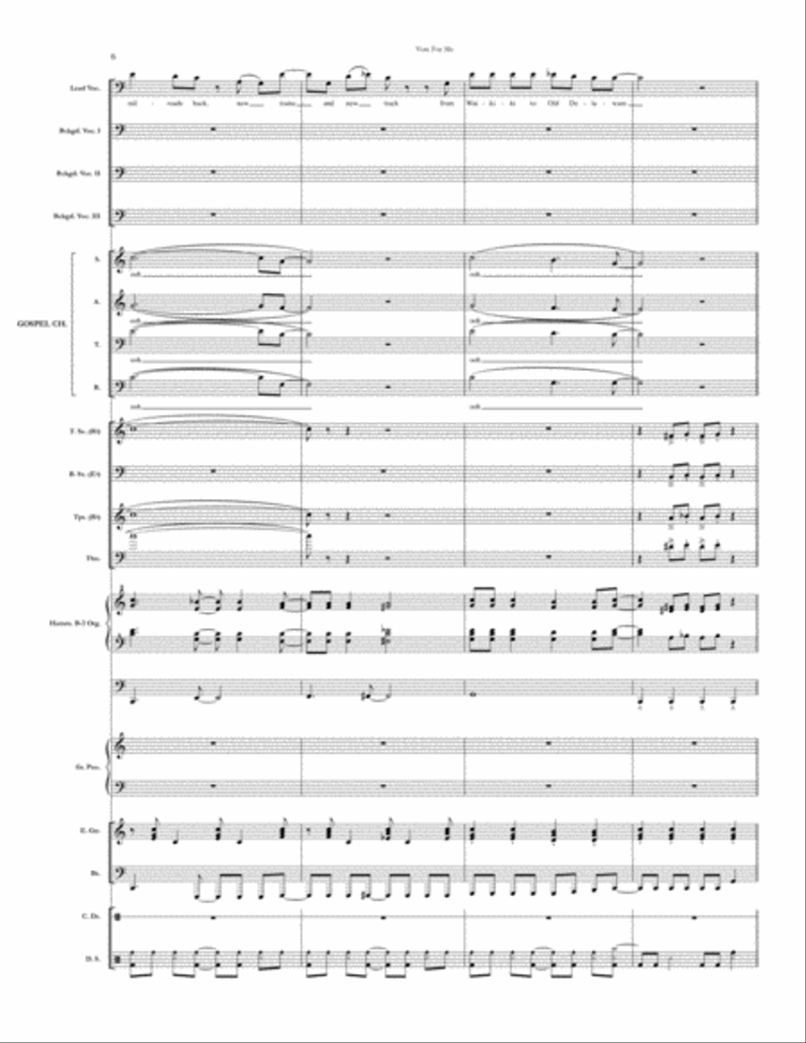Vote For Me Choir scores gallery preview page 6