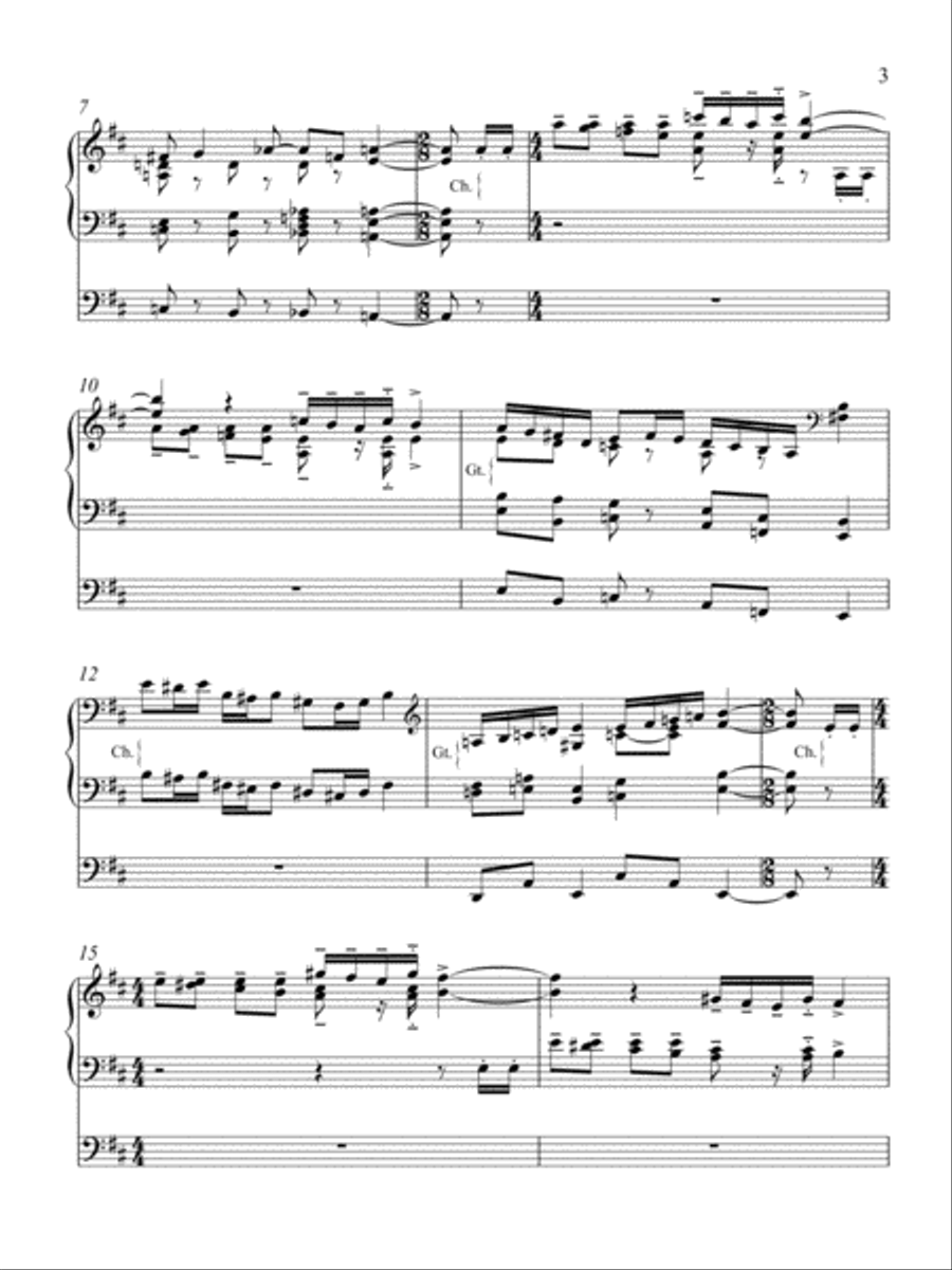 Fanfare and Cortège Organ scores gallery preview page 2