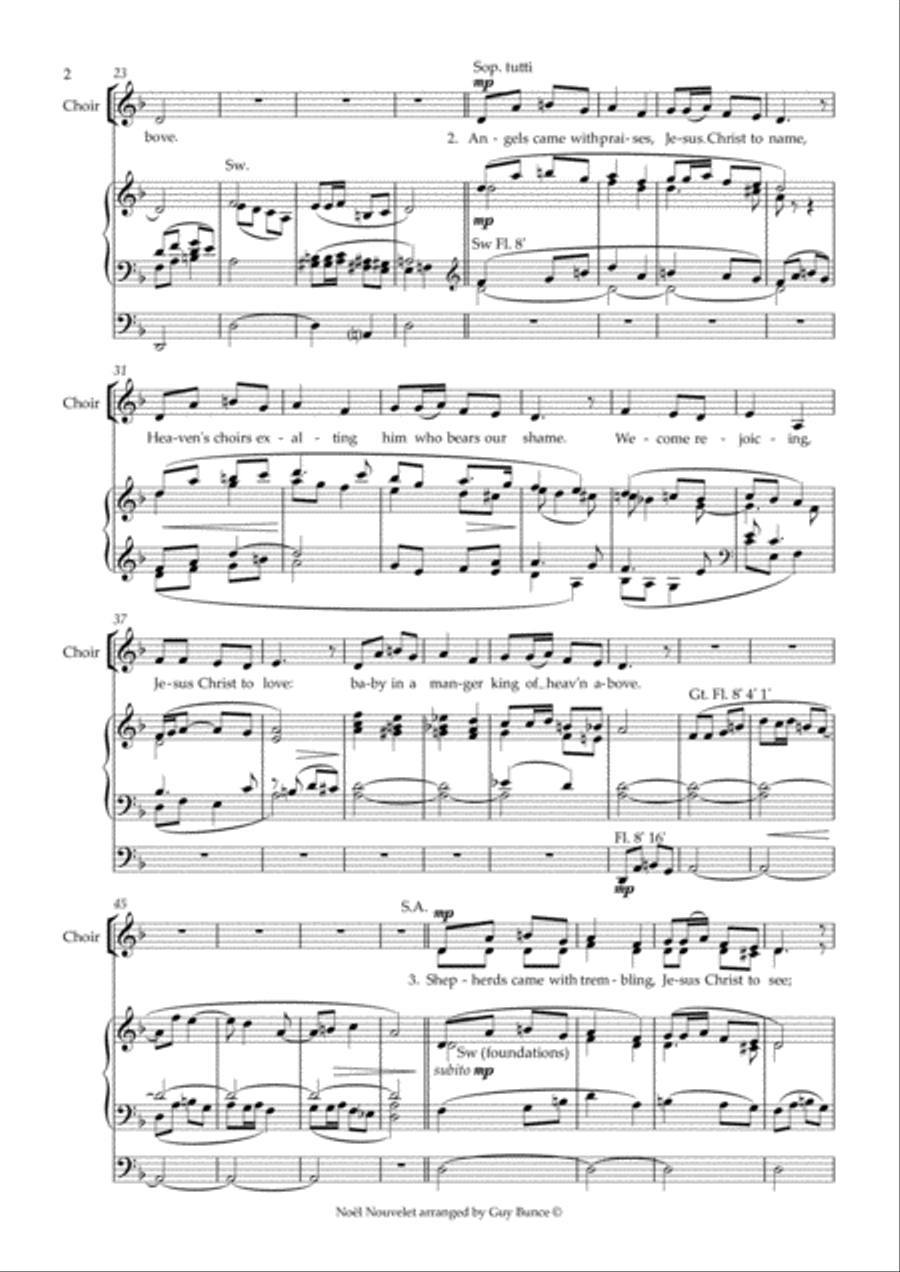 Noel Nouvelet 4-Part scores gallery preview page 2