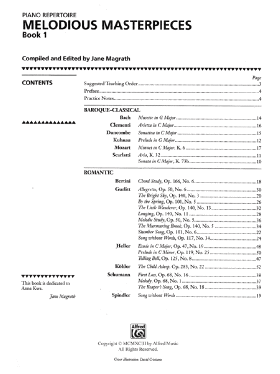 Melodious Masterpieces, Book 1 Piano Solo scores gallery preview page 2