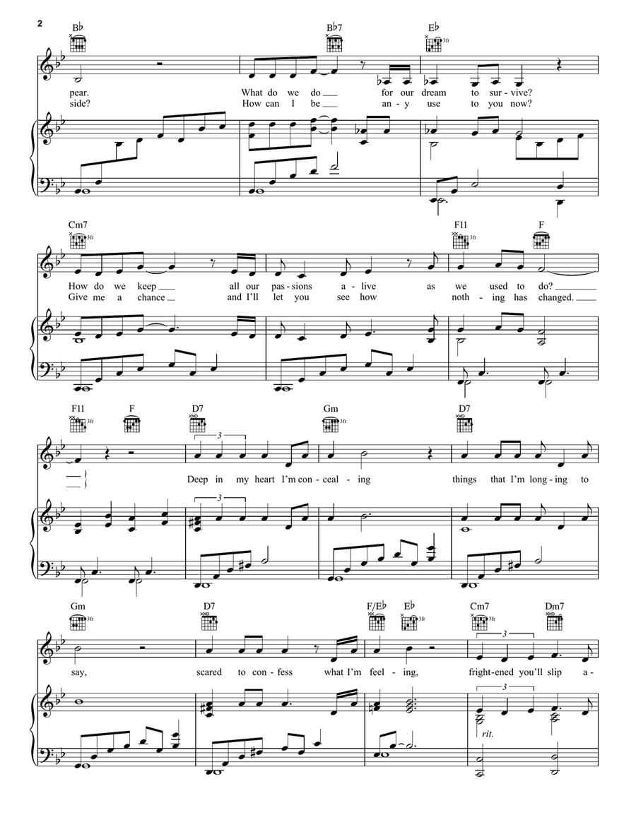 You Must Love Me (from Evita) Guitar scores gallery preview page 2