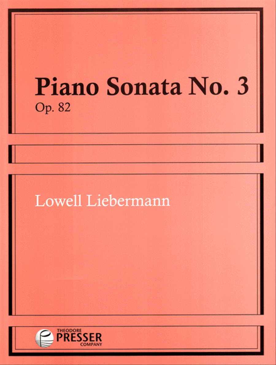 Piano Sonata No. 3 Piano Sonata No. 3 Chamber Music scores gallery preview page 1