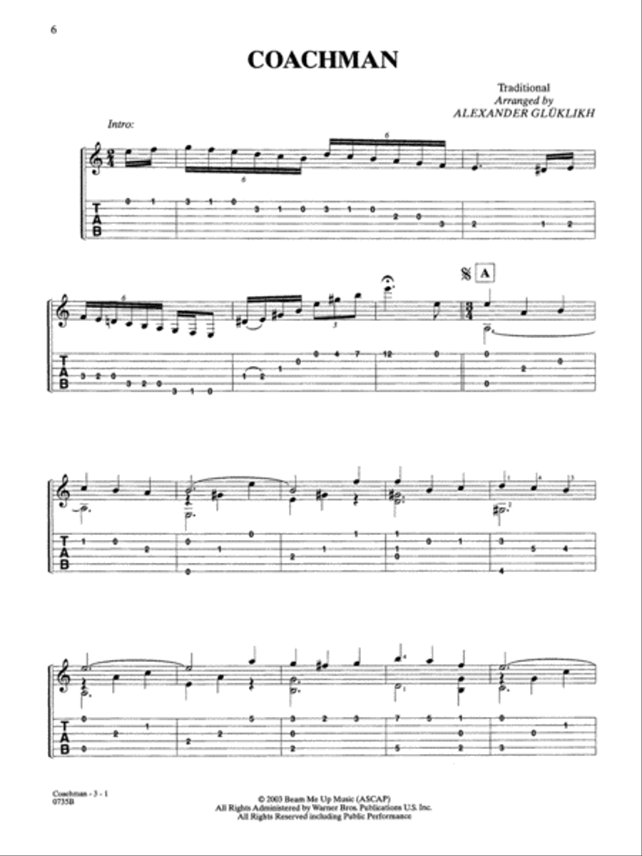 Gypsy Guitar Classical Guitar scores gallery preview page 3