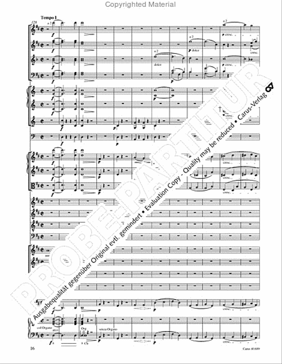 Missa solemnis Missa solemnis 4-Part scores gallery preview page 32