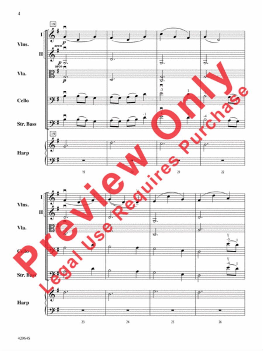 An Irish Farewell String Orchestra scores gallery preview page 5