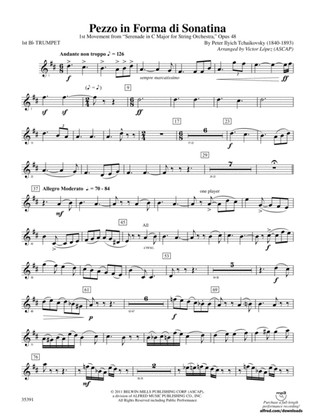 Pezzo in forma di Sonatina: 1st B-flat Trumpet