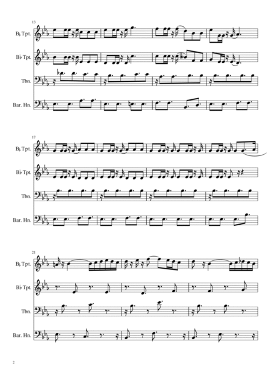 Manchega Brass Ensemble scores gallery preview page 2