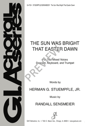 Book cover for The Sun Was Bright That Easter Dawn