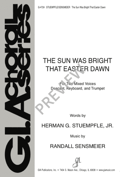 The Sun Was Bright That Easter Dawn image number null