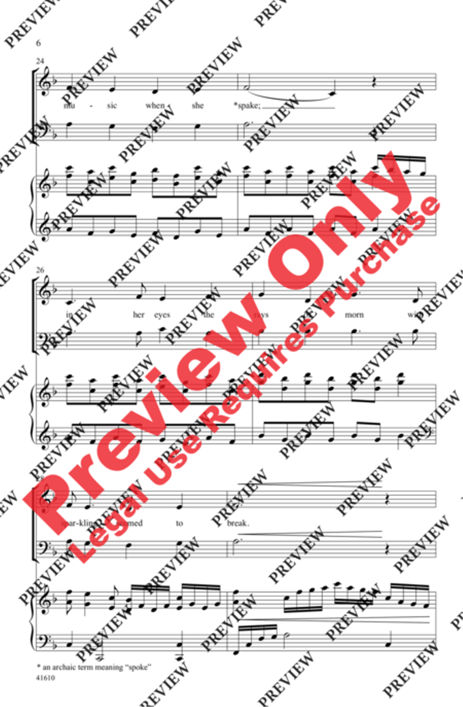Aura Lee - SoundTrax CD (CD only) Choir scores gallery preview page 5