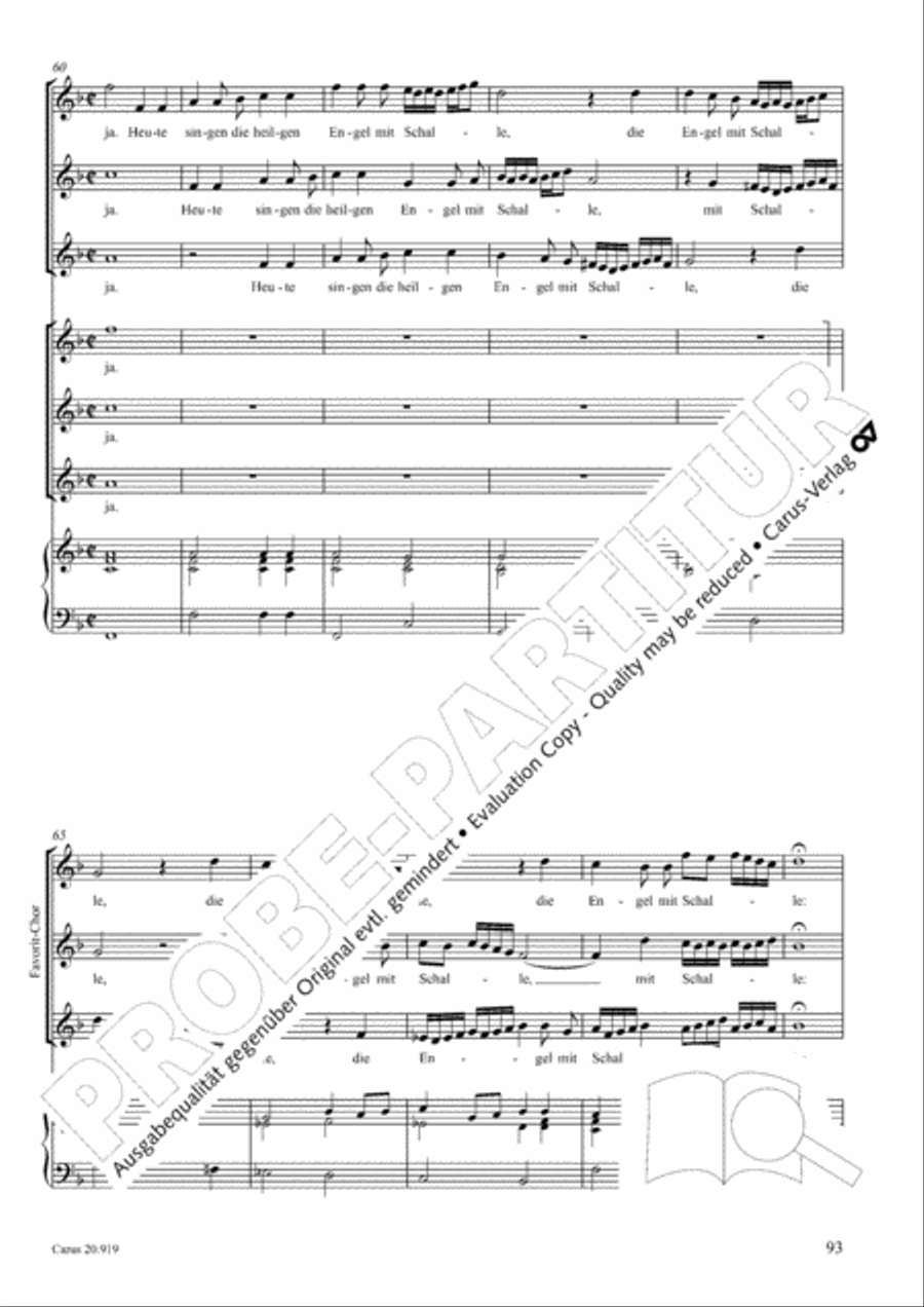 Opera varia I. Works with 1-7 parts (Complete edition, vol. 19) [Werke mit 1-7 obligaten Stimmen] Score scores gallery preview page 150