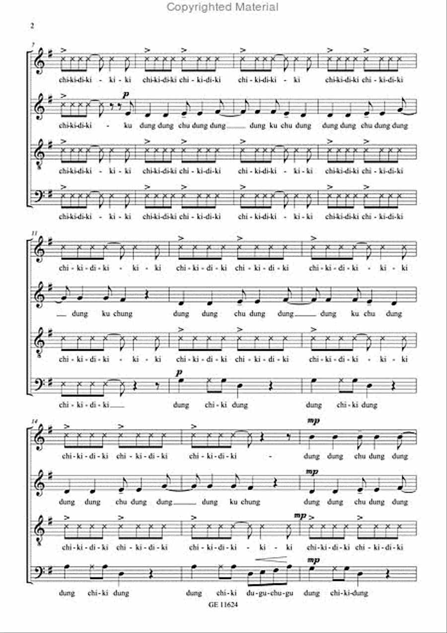 La cucaracha Divisi scores gallery preview page 3