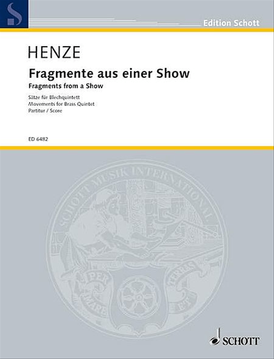 Book cover for Fragmente aus einer Show