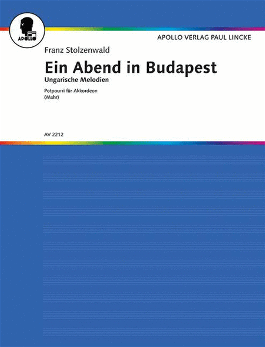 Ein Abend in Budapest Accordion scores gallery preview page 1