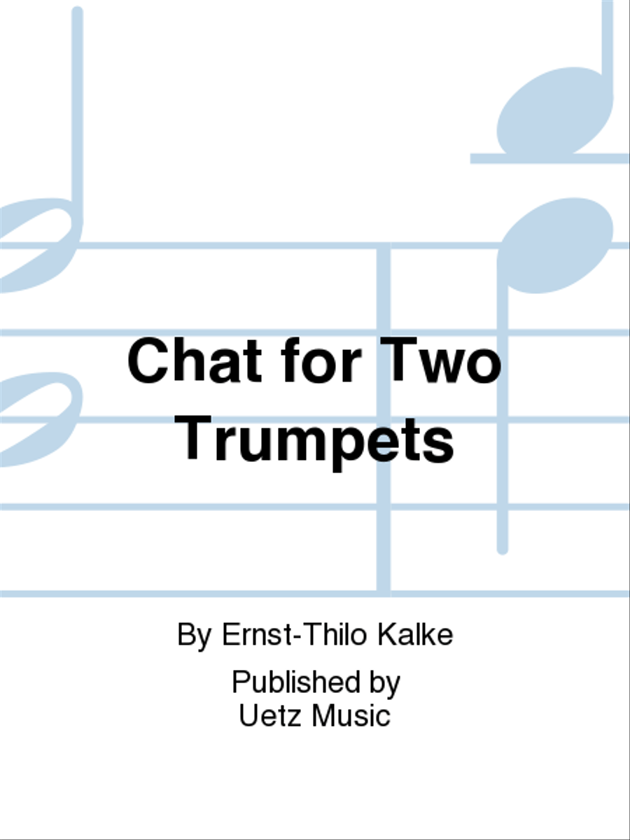 Chat for Two Trumpets Trumpet Duet scores gallery preview page 1