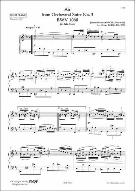 Air From Orchestral Suite No.3 BWV1068