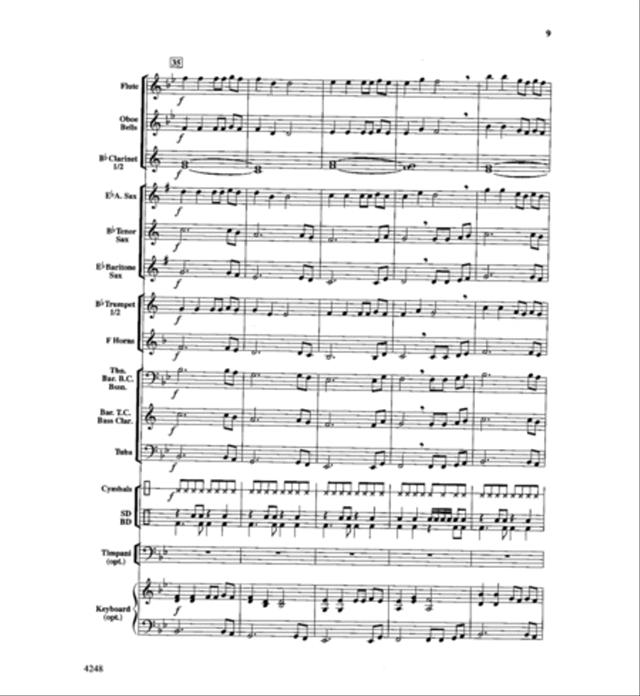 Hot Fudge Sundae Hot Fudge Sundae Concert Band scores gallery preview page 9