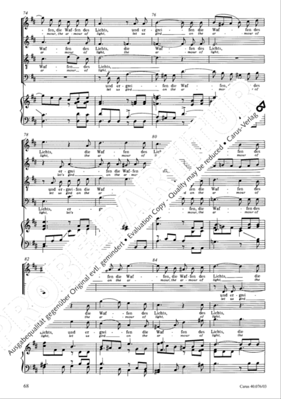 Hymn of Praise, MWV A 18 Hymn of Praise, MWV A 18 SSAATB scores gallery preview page 69
