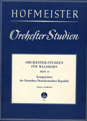 Orchesterstudien fur Waldhorn, Heft 10