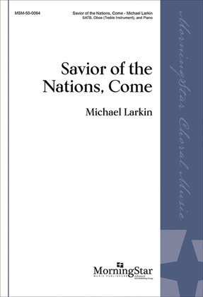Book cover for Savior of the Nations, Come (Choral Score)