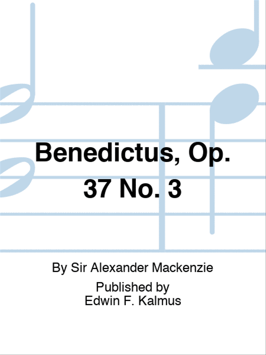 Benedictus, Op. 37 No. 3 Set of Parts scores gallery preview page 1