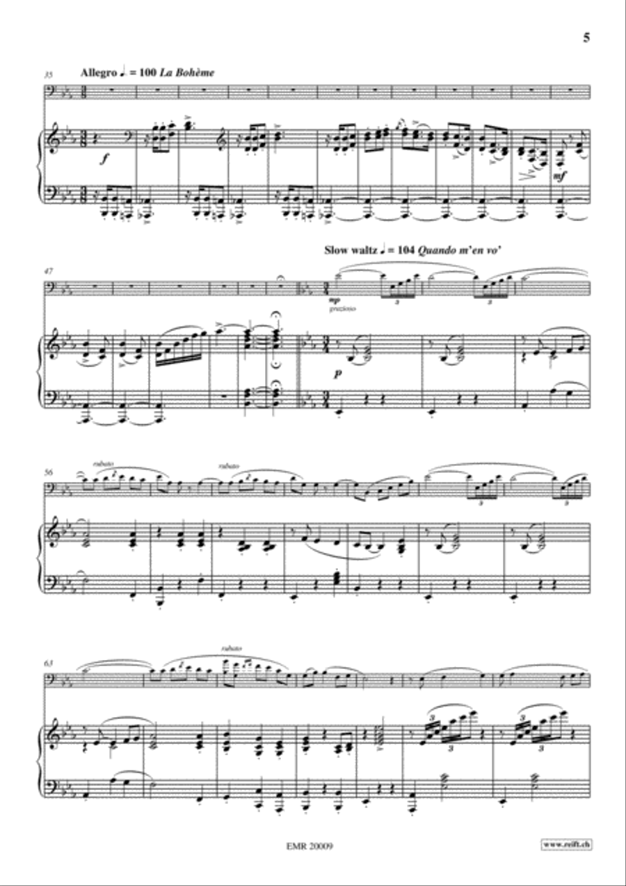 Puccini Highlights Piano Accompaniment scores gallery preview page 5