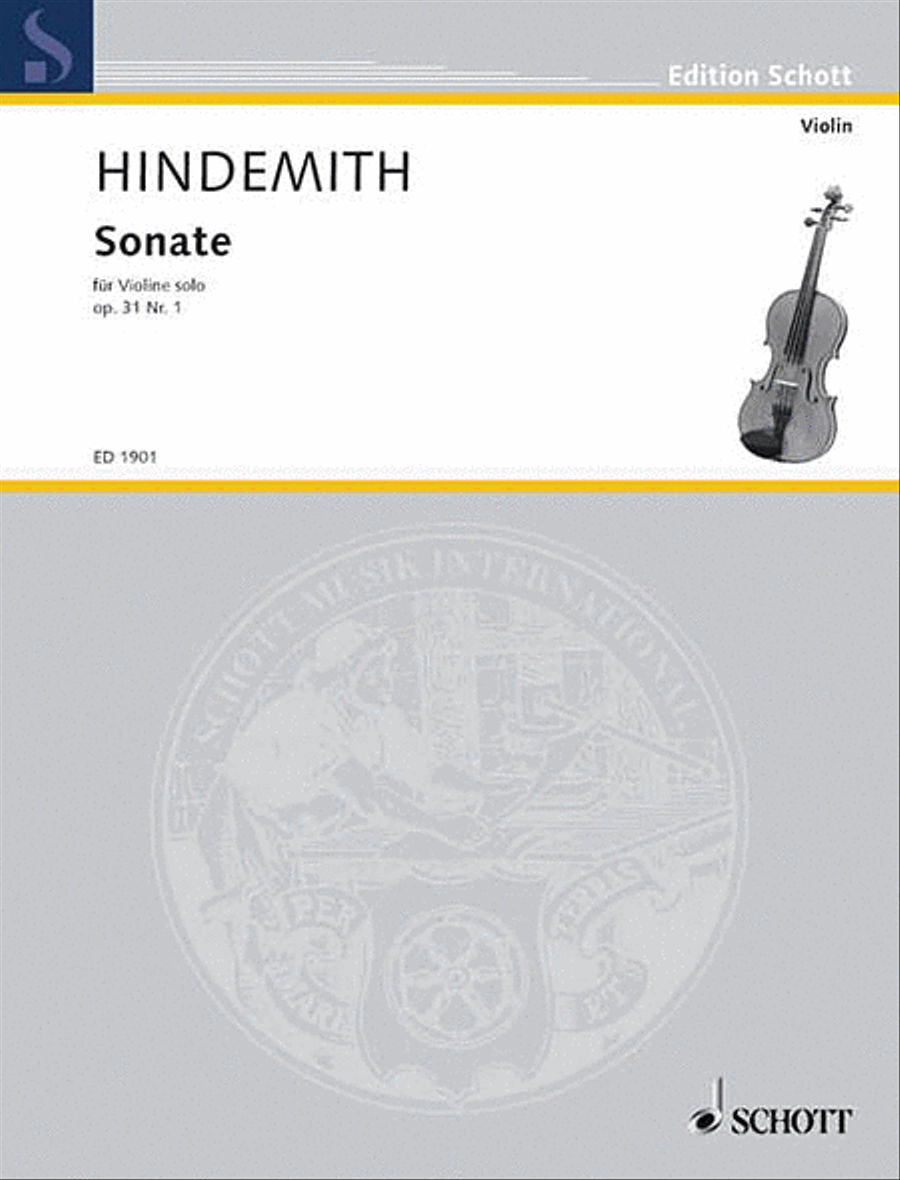 Sonata, Op. 31, No. 1 Violin Solo scores gallery preview page 1