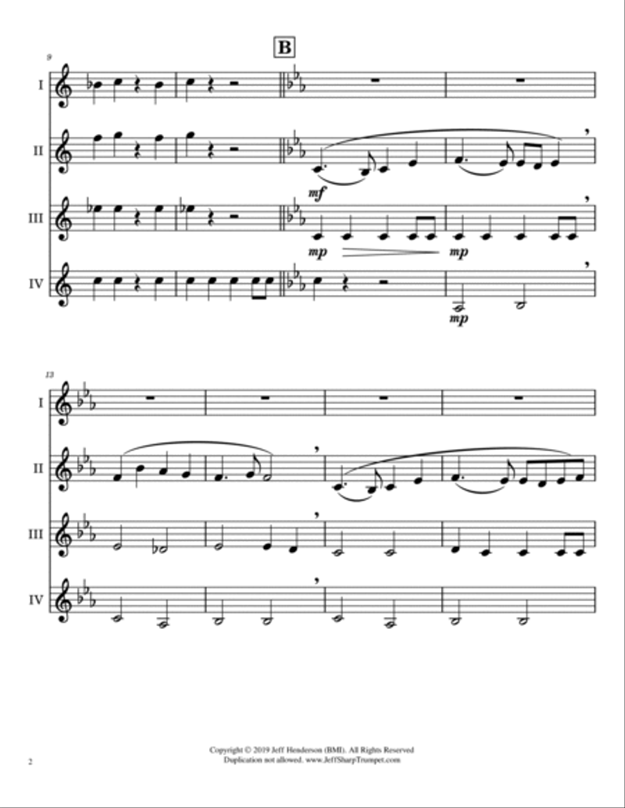 Fanfarra Brass Ensemble scores gallery preview page 3