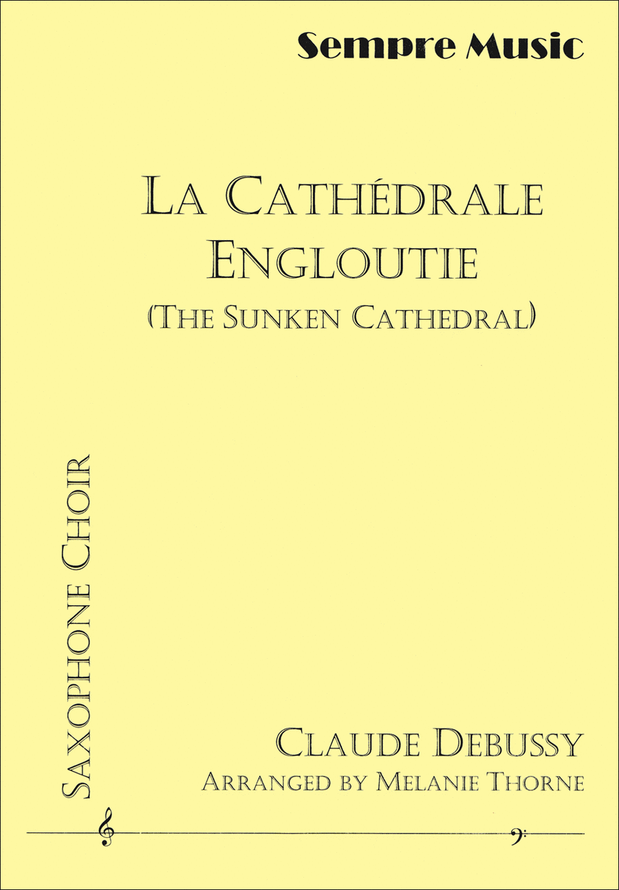 La Cathédrale Engloutie - Sax Octet Large Ensemble scores gallery preview page 1