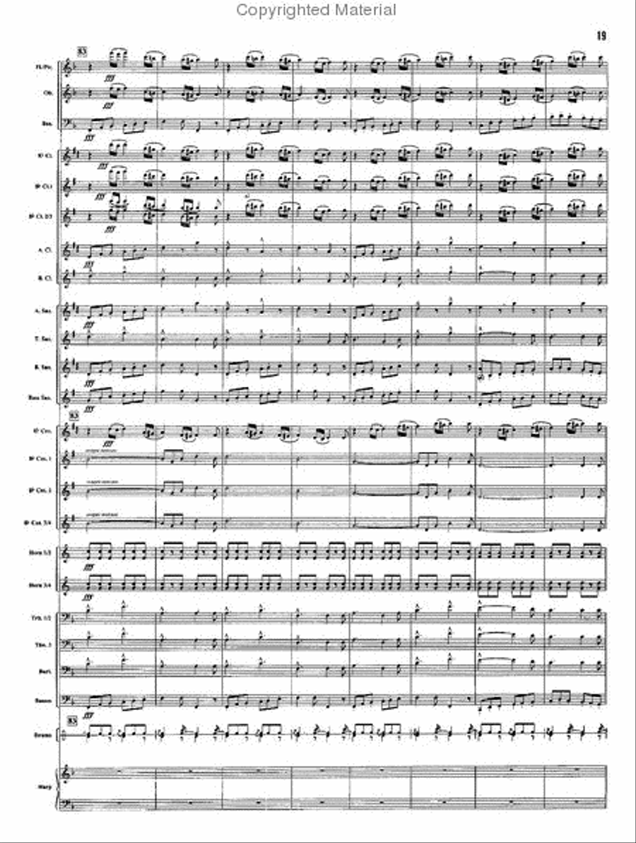 Semper Fidelis Concert Band scores gallery preview page 12