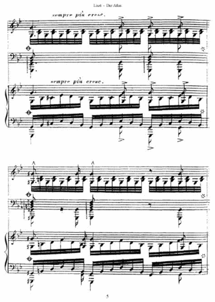 Franz Liszt - Der Atlas from Schwanengesang (by Schubert)