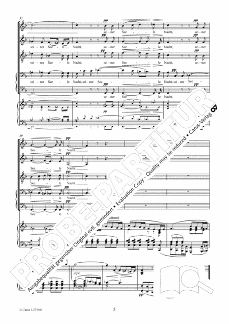 Allmachtiger! In deinen Himmel Choir scores gallery preview page 6