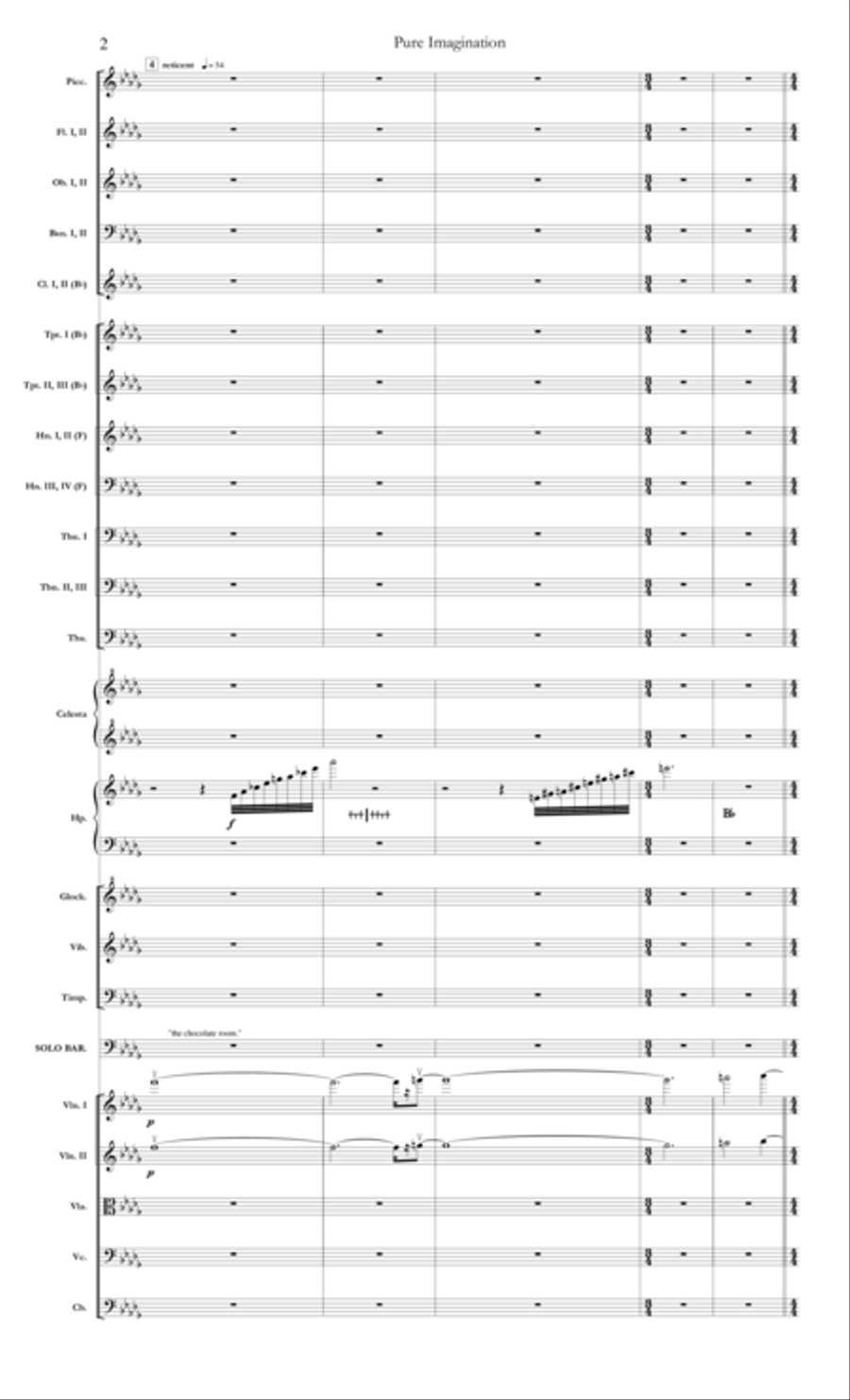 Pure Imagination Full Orchestra scores gallery preview page 2