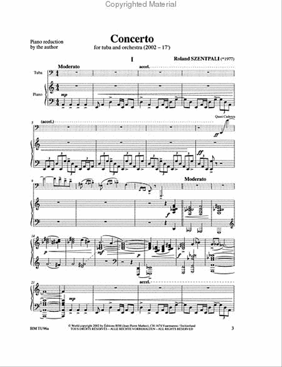 Concerto Concerto Tuba scores gallery preview page 2