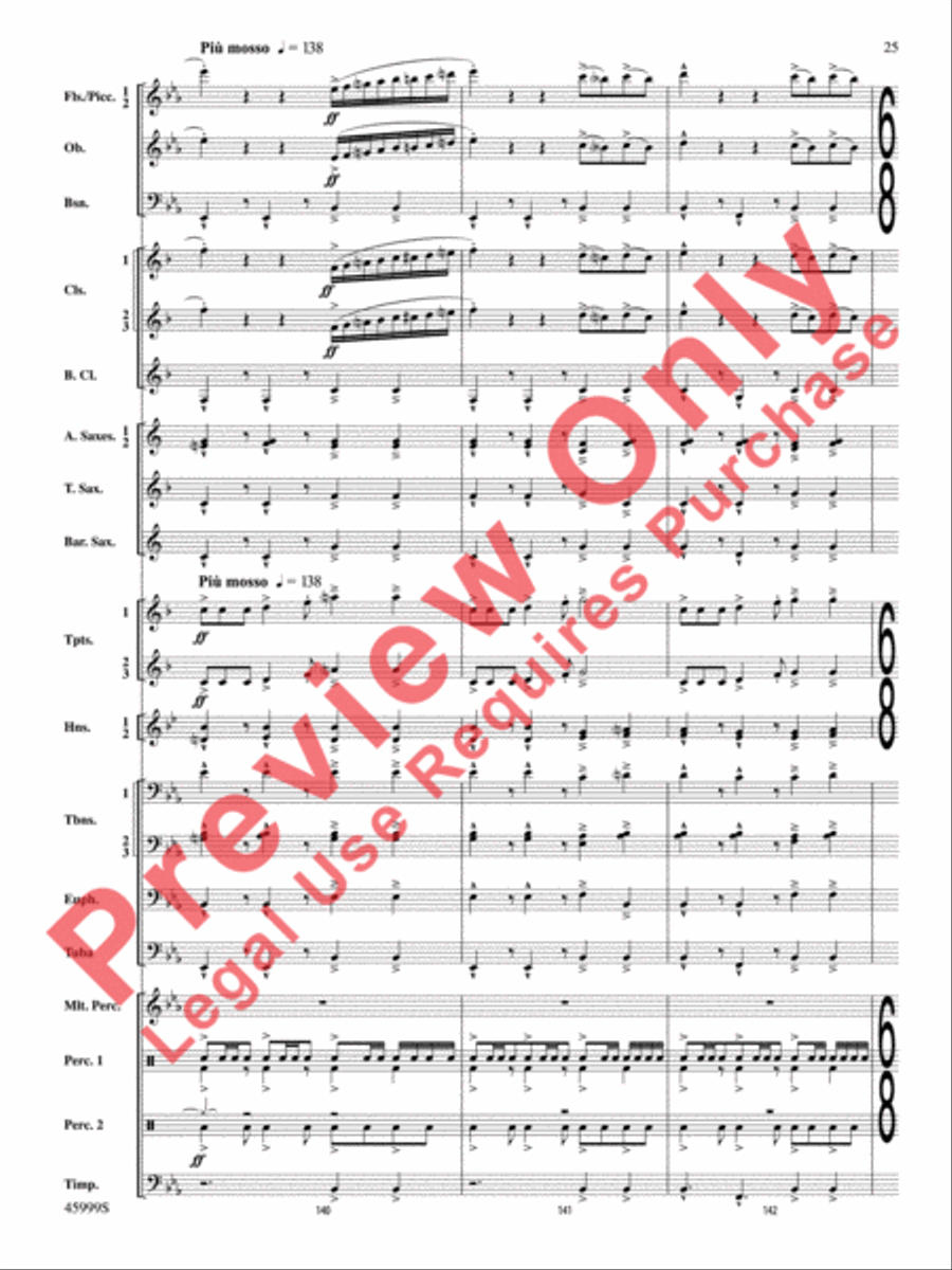 The Blue Ridge Concert Band scores gallery preview page 26