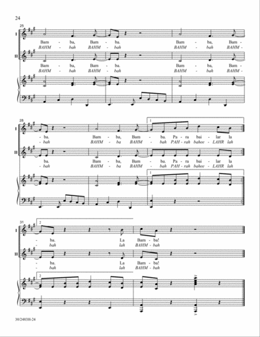 Friends to the North and Friends to the South Unison Choir scores gallery preview page 25