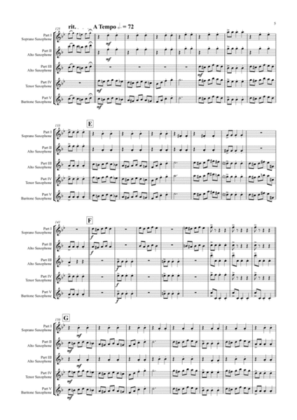 Die Fledermaus - Overture Johann Strauss - Saxophone Quintet