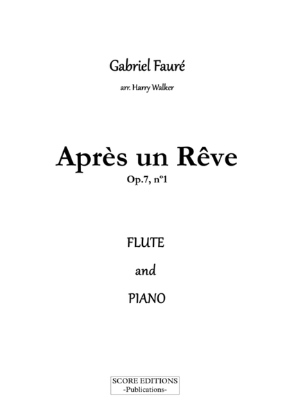 Après un rêve (Fauré) for Flute and Piano image number null