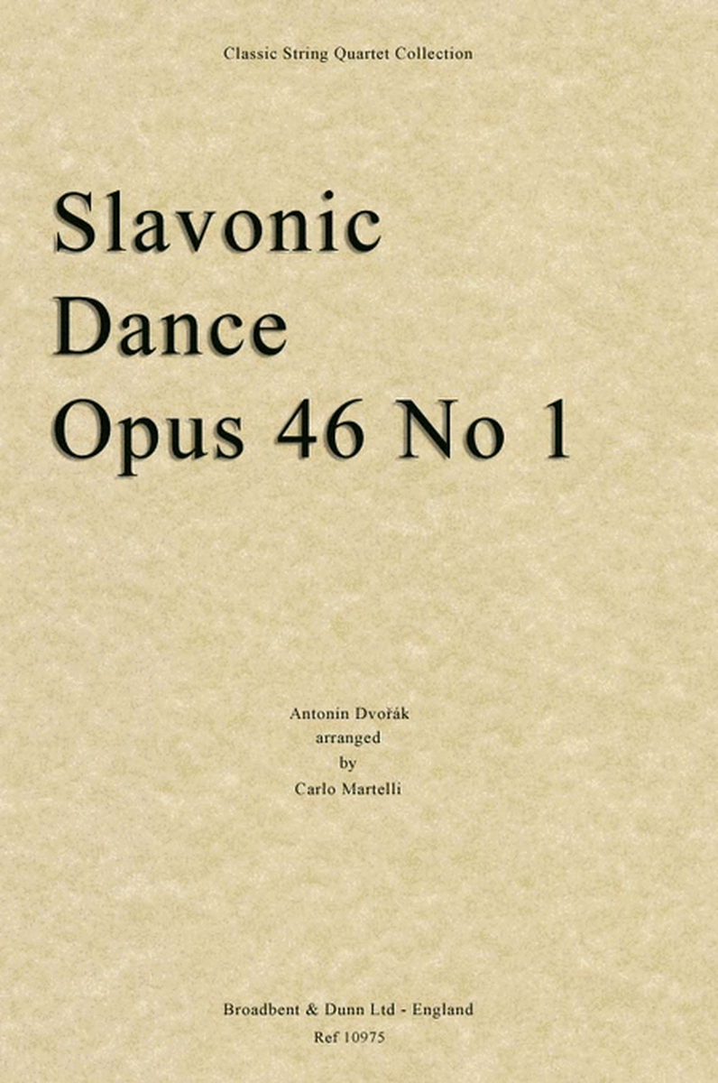 Slavonic Dance, Opus 46 No. 1