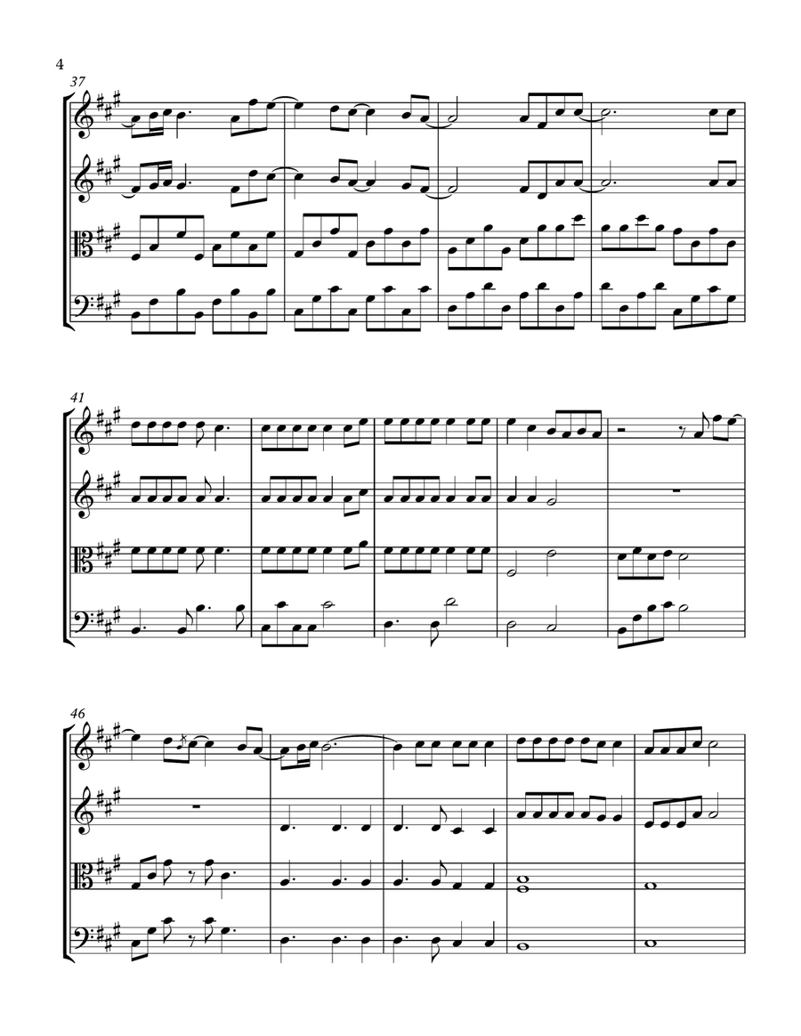Headlines String Quartet scores gallery preview page 4