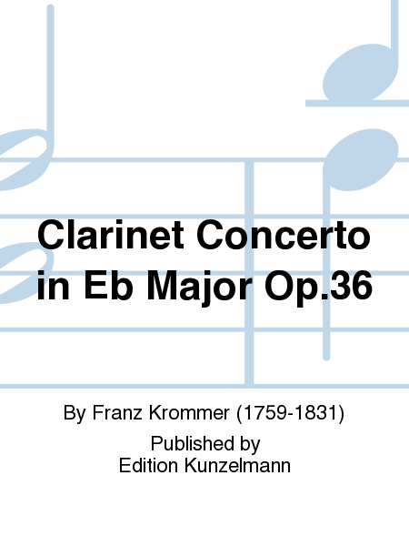 Clarinet Concerto in Eb Major Op. 36