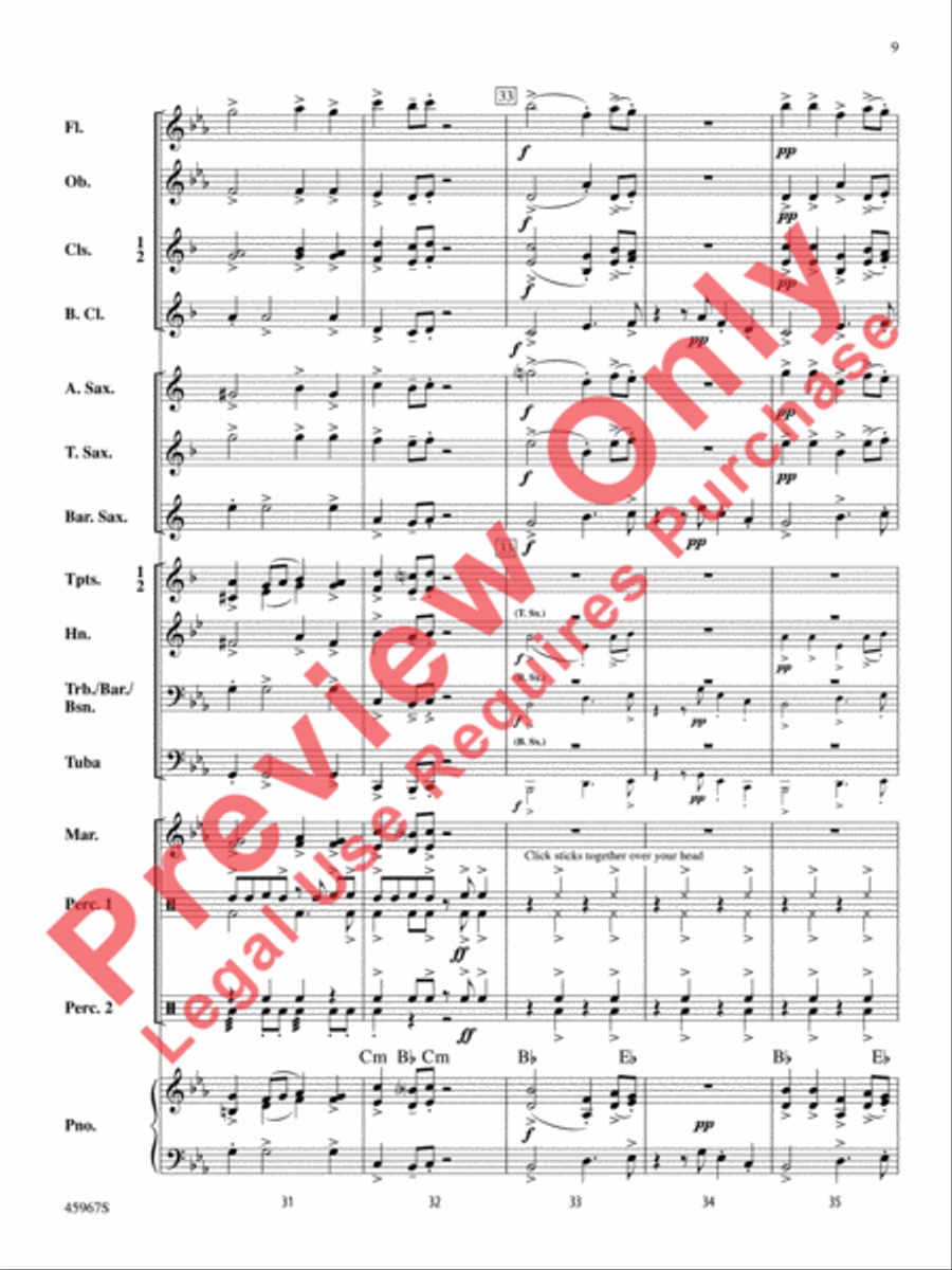 El Taco Picante Concert Band scores gallery preview page 10