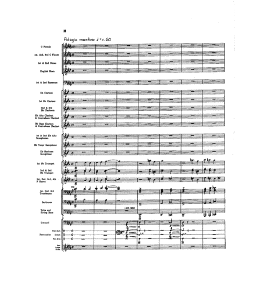 Caccia and Chorale Concert Band scores gallery preview page 37