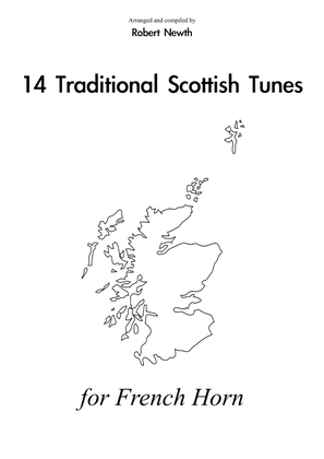 Book cover for 14 Traditional Scottish Tunes for French Horn