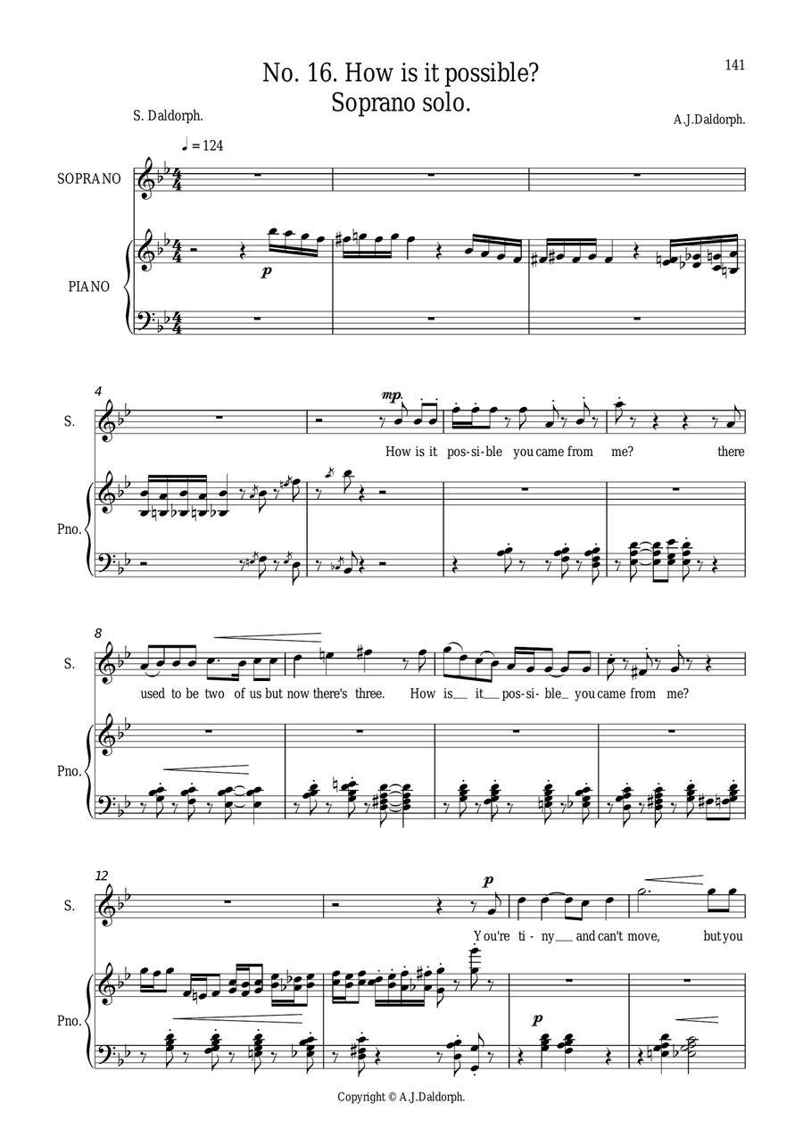 How is it possible? (from Songs of Hope and Creation)