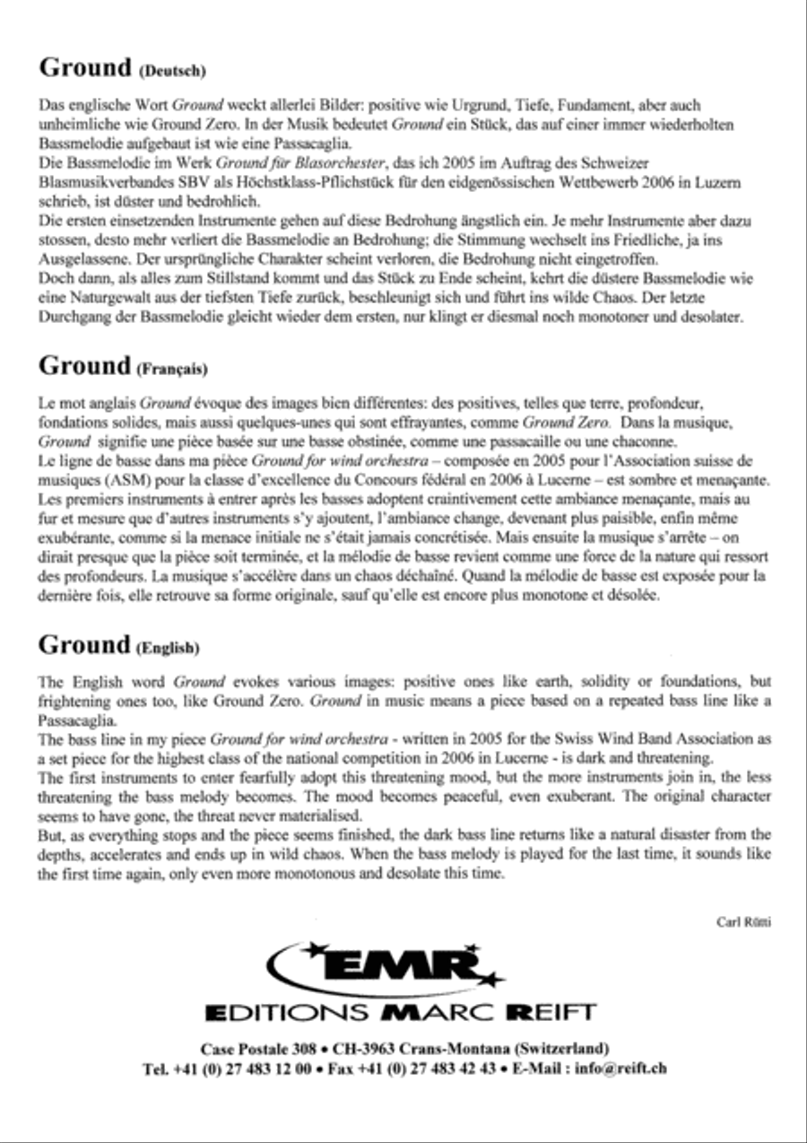 Ground Concert Band scores gallery preview page 4
