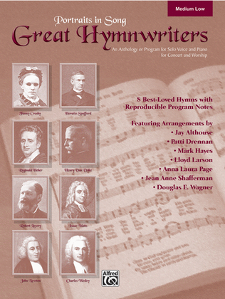 Book cover for Great Hymn Writers (Portraits in Song) - Medium Low