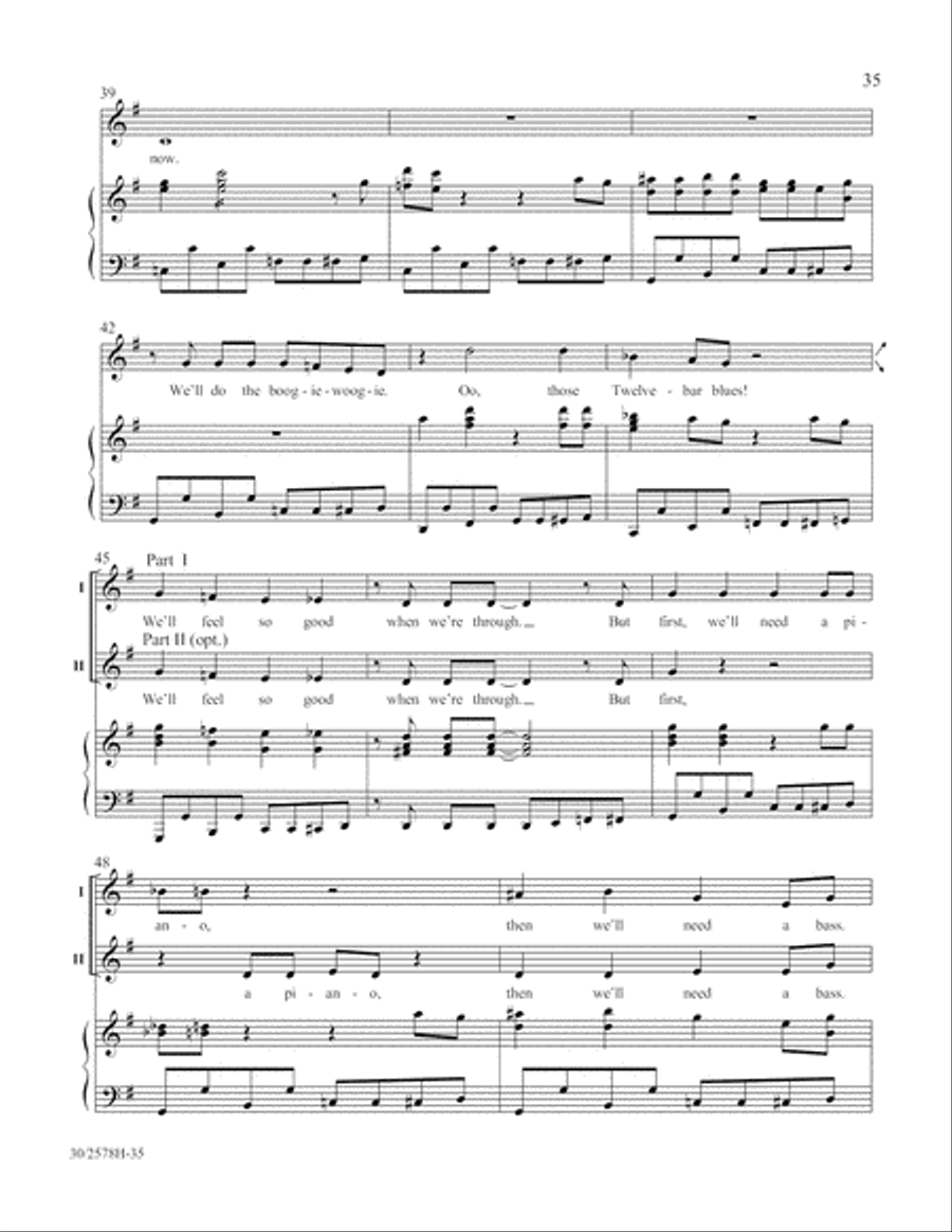 The World of Rhythm Unison Choir scores gallery preview page 36