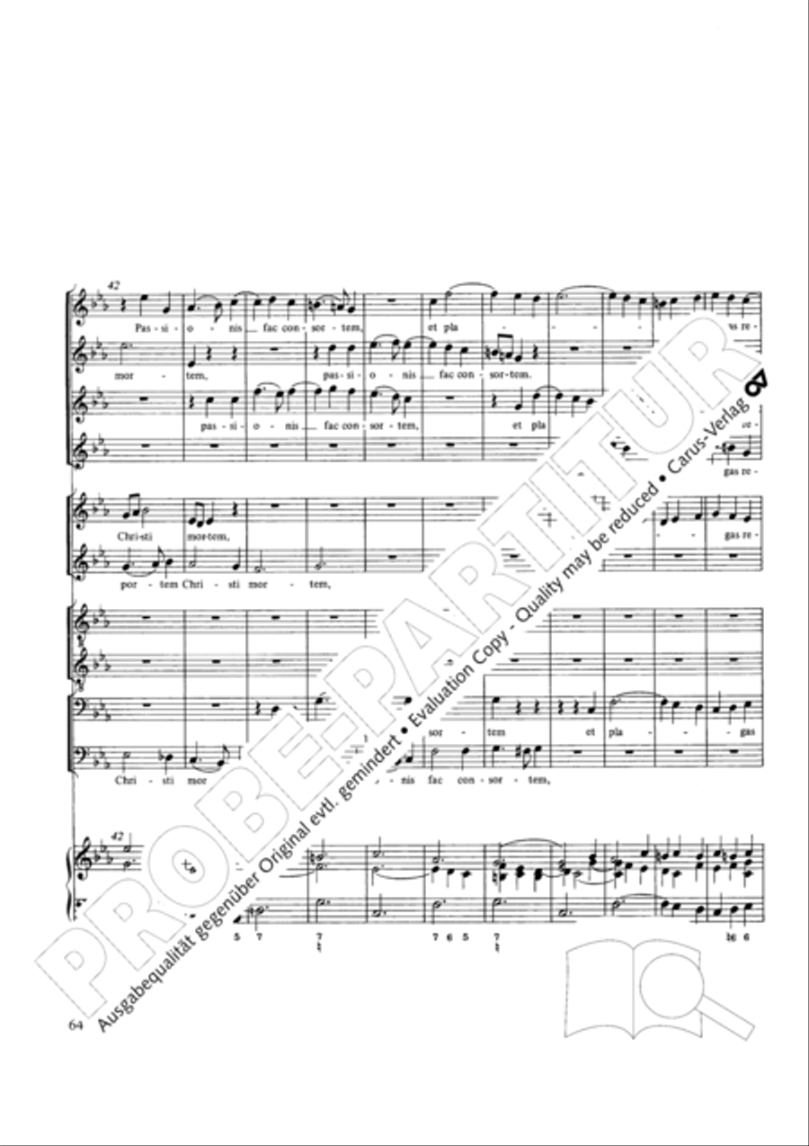 Stabat mater Choir scores gallery preview page 64