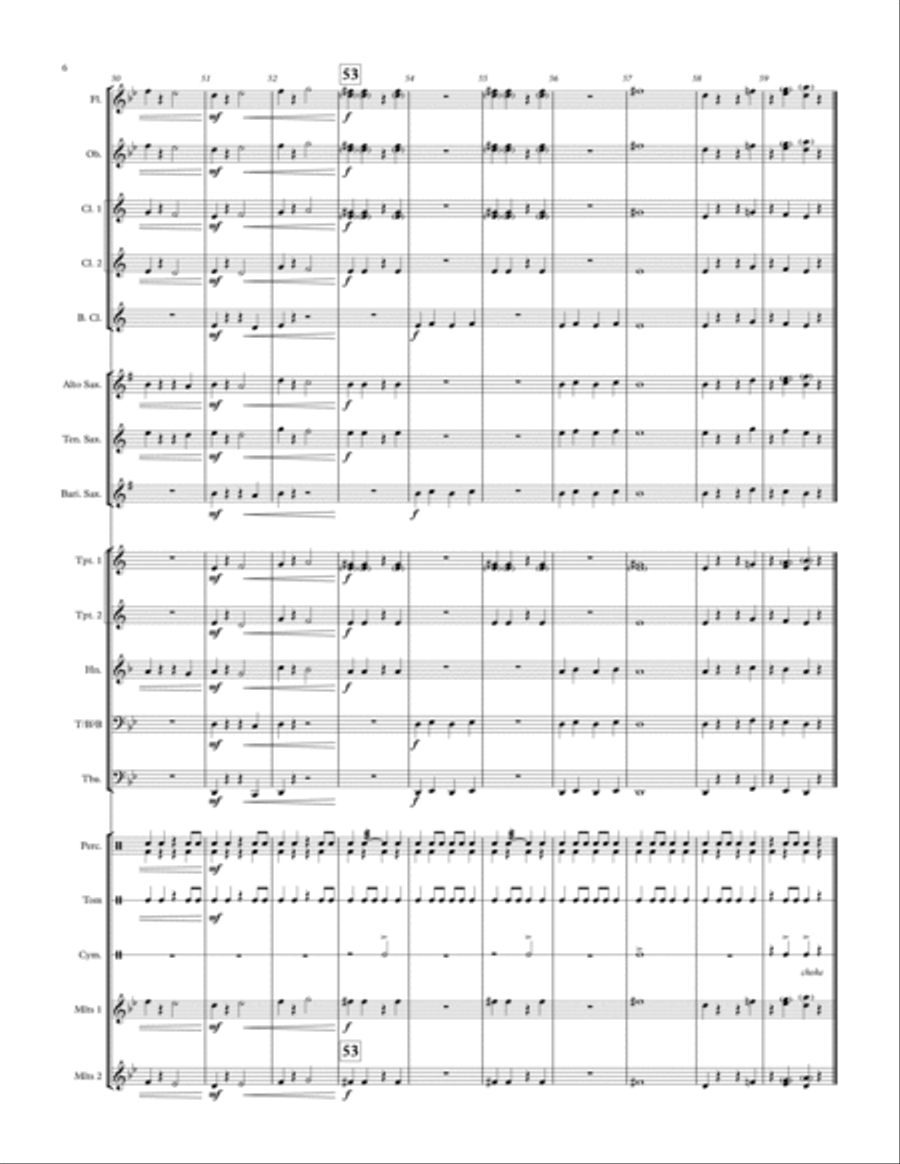 Gladiator - for concert band Concert Band scores gallery preview page 6